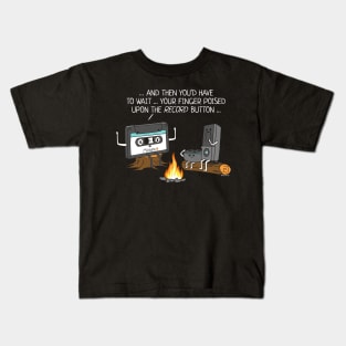 Campfire Tales of Mixtapes Kids T-Shirt